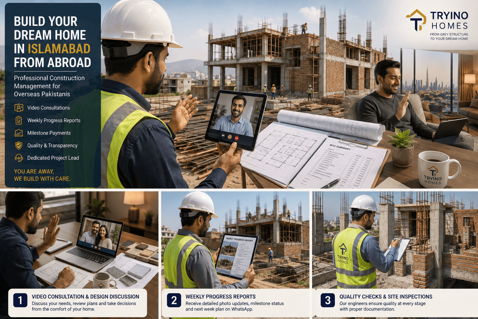How Overseas Pakistanis Can Build a House in Islamabad Without Being on Site