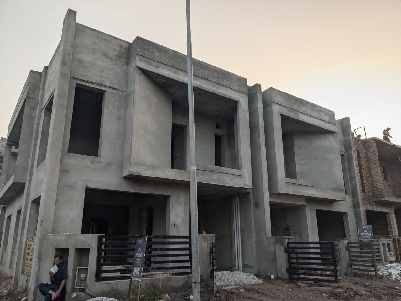 Grey Structure construction by Tryino Homes in Parkview City — photo 3
